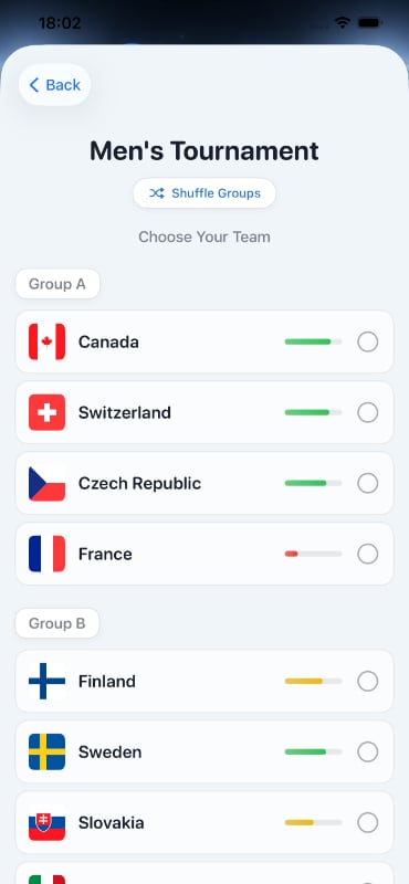 Winter Hockey 26 Italy gameplay screenshot 1