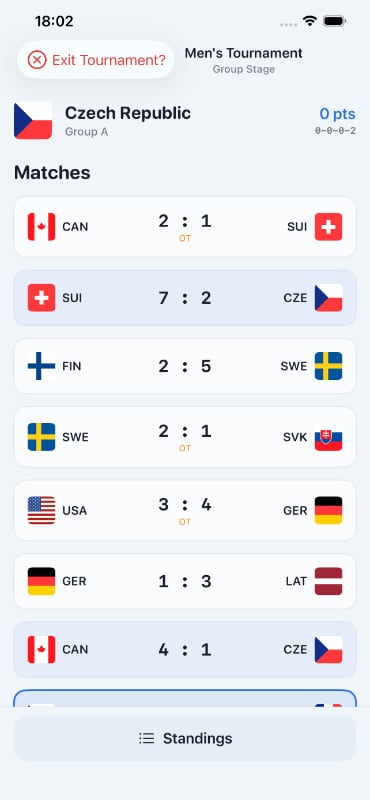 Winter Hockey 26 Italy gameplay screenshot 1